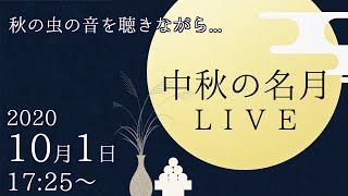 ■23時終了■中秋の名月LiVE 〜秋の虫の音を聴きながら〜 2020.10.1 17:25〜23:00