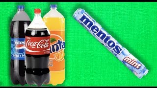 Hangi Gazlı İçecek Mentos'a Daha Fazla Tepki Veriyor?