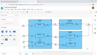 Create Component Diagram Online