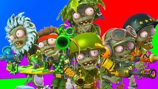 All Foot Soldiers VS Wallnut Hills - Plants vs Zombies Garden Warfare 2 Turf Takeover PVZGW2