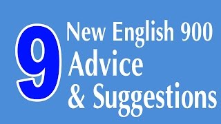 Learning English Speaking Course - New English Lesson 9 - Advice and Suggestions