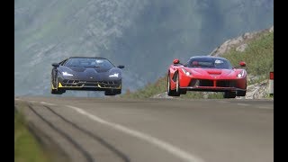 Lamborghini Centenario vs Ferrari LaFerrari at Highlands