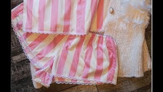 Пижамные шелковые шортики + выкройка