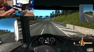 ETS 2 Thrustmaster T150 +Th8a Ultra Settings QHD