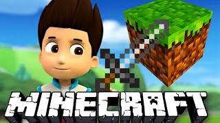 ЩЕНЯЧИЙ ПАТРУЛЬ В МАЙНКРАФТЕ! РАЙДЕР ПЫТАЕТСЯ ВЫЖИТЬ. Minecraft #1
