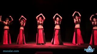 Alumnas Flamenco Oriental Cristina Gadea. Gala Bienvenida Muzalat 2015.