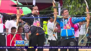 Presiden Jokowi Ikuti Kejuaraan Panahan Bogor Terbuka 2017