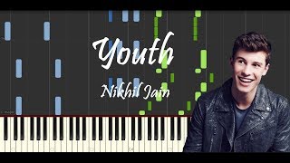Shawn Mendes - Youth ft. Khalid (PIANO/KARAOKE)
