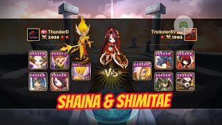 ThunderD - Shaina & Shimitae G2/G3 RTA with Rune Showcase in the Description - Summoners War
