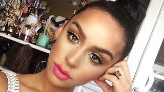 NEW Foundation Routine +TOP KNOT Hair Tutorial
