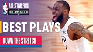 Team LeBron vs Team Stephen INTENSE 4th Quarter | 2018 NBA All-Star Game