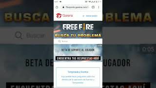 PROCEDIMIENTO PARA GESTIONAR CAMBIO DE REGIÓN, AL NUEVO PROBLEMA DE GARENA (FREE FIRE)