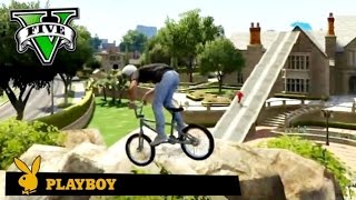 GTA V Online: PARKOUR pela MANSÃO da PLAYBOY !!!