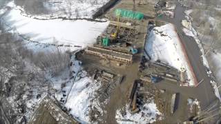 Строительство Фрунзенского моста, март 2016 / Samara