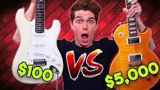 ? Guitarra de $5000 VS Guitarra de $100 ¿VALE LA PENA GASTARSE UN CHING0? ?