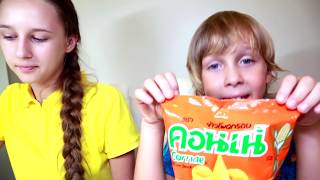 ОБЫЧНАЯ ЕДА против ЧИПСОВ пробую новый вкус Челлендж Real Food