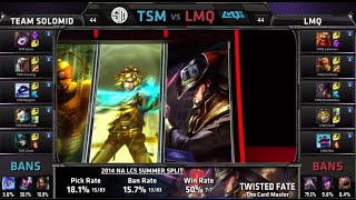 Team Solomid vs LMQ | S4 NA LCS Summer split 2014 Week 9 Day 1 | TSM vs LMQ W9D1 G3 Full Game HD