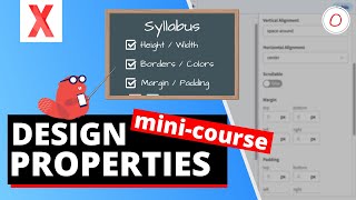 Thunkable Design Properties Mini-Course by Darren Alderman