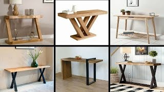 40 Wood Console Table Ideas