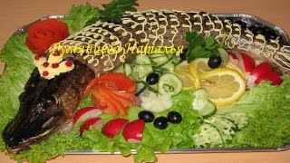 Фаршированная Щука запеченная в духовке. Быстро, просто, легко!!!