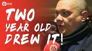 TWO YEAR OLD DREW IT! Huddersfield Town 0-2 Manchester United