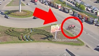 Astakada Владивосток ДТП 19 июня 2019 Луговая Перевернулся Toyota Hilux Pick Up и Mitsubishi Canter