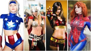 Avengers: Infinity War All Superheroes Hot Female Cosplay | Marvel Infinity War Unseen Lady Cosplay