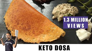 Keto Dosa (Crispy Keto Crepe) | Keto Recipes | Headbanger's Kitchen