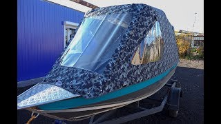 Вельбот 390 New Style, Тент ходовой