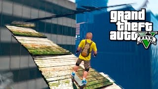 GTA 5 Моды: гигантские рампы на скейте - Карты на прохождение