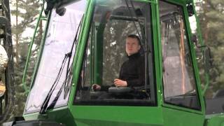Форвардер 1210Е с фиксированной кабиной (тест-драйв)