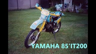 Halcott New York on the Yamaha 1985 IT200N Enduro offroad  racer UpState NY in Catskill mountains
