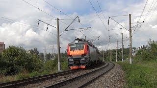 Электровоз ЭП20-012 с поездом №19 Ростов-на-Дону — Москва