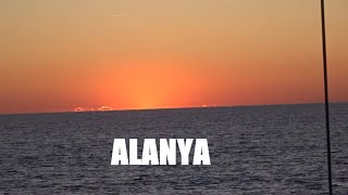 ALANYA Погода 22 января Закат на Клеопатре в Алании