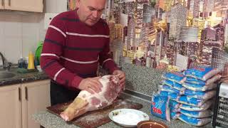 Делаем хамон, наш второй окорок.