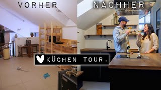 Unsere neue Traumküche in mattschwarz  I 1 Jahr nach Einzug