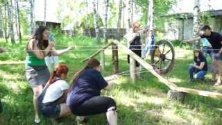 Веревочный парк Волжский прибой. Колесо 1 часть