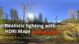MSC #21 - Realistic lighting with HDRI Maps (Blender Tutorial EN)