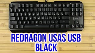 Распаковка Redragon Usas USB Black