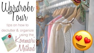 Minimalist Closet Tour | How to Declutter & Organize | Tips & Ideas