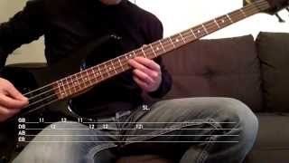 Guns N' Roses-Sweet Child O'Mine [BASS cover w/TABS]
