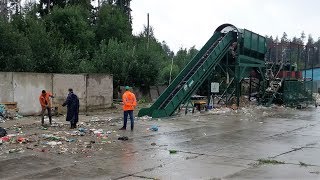 Линия сортировки мусора МСС 30000 с сепаратором мелкой фракции PROGLOT 6105