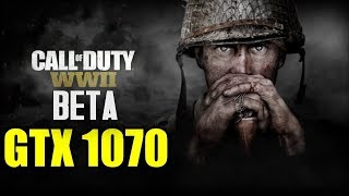 COD:WW2 GTX 1070 | Ryzen 5 1600 UltraSetting