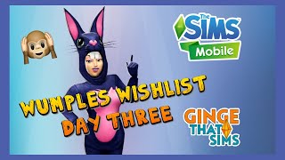 WUMPLES IS HERE! (NEW QUEST ALERT)? DAY THREE | The Sims Mobile.