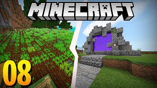 Buat Portal Yang Abstrak!! #08 Minecraft Survival Indonesia
