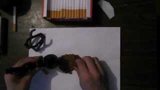Набивка сигаретных гильз, курительной трубки табаком (Stuffing cigarette tubes, pipe tobacco)