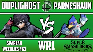 Spartan Weeklies #63, WR1: Duplighost(Joker) vs Parmeshaun(Falco)