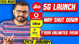 BSNL 1 Year Unlimited in Rs.1099,No POCO F2,Vodaofne Idea may not Survive in India,Goverment AppGIMS