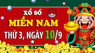 Trực Tiếp Xổ Số BẾN TRE - VŨNG TÀU - BẠC LIÊU Ngày 10/9/2019 - KQXS Miền Nam XSMN Hôm Nay