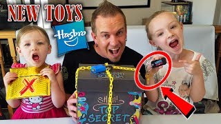 WE GOT THE KEY!!! Opening the HUGE MYSTERY BOX! Hasbro's Newest Toys LOCK STARS Collectible Toys!